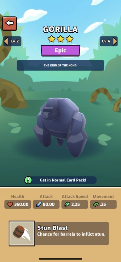 animal warfare gorilla