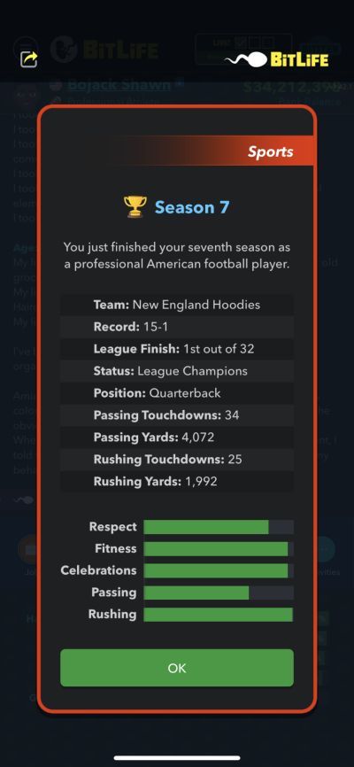 how to become a successful american football player in bitlife