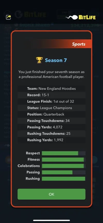 how to become a successful american football player in bitlife