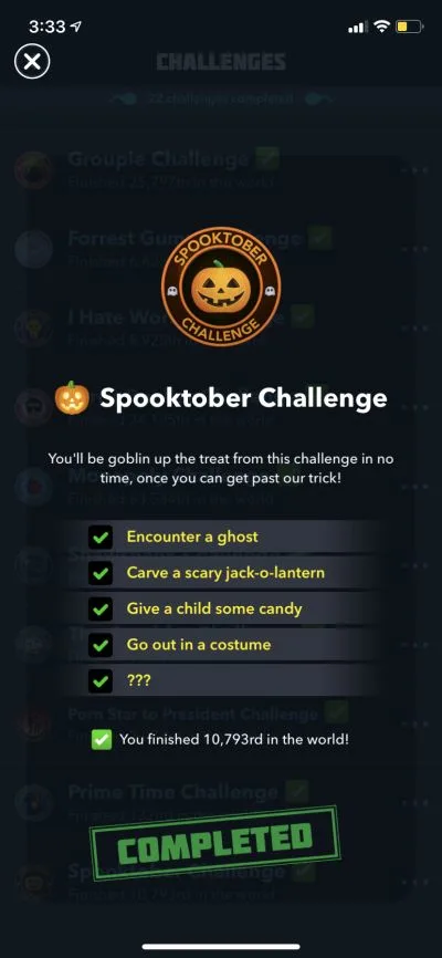 bitlife spooktober challenge requirements