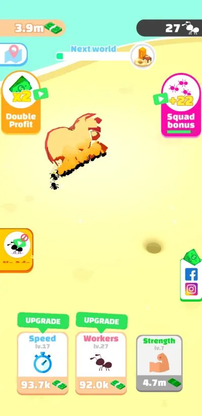 how to keep the multipliers active in idle ants