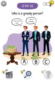 who is? brain teaser & riddles level 52 answer