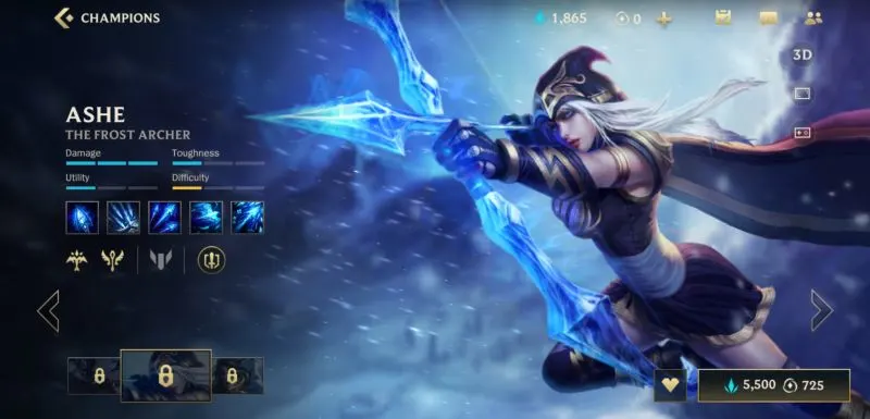 ashe build league of legends wild rift