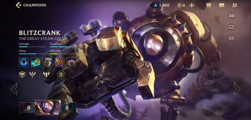 blitzcrank build league of legends wild rift