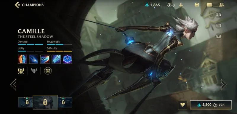 camille build league of legends wild rift