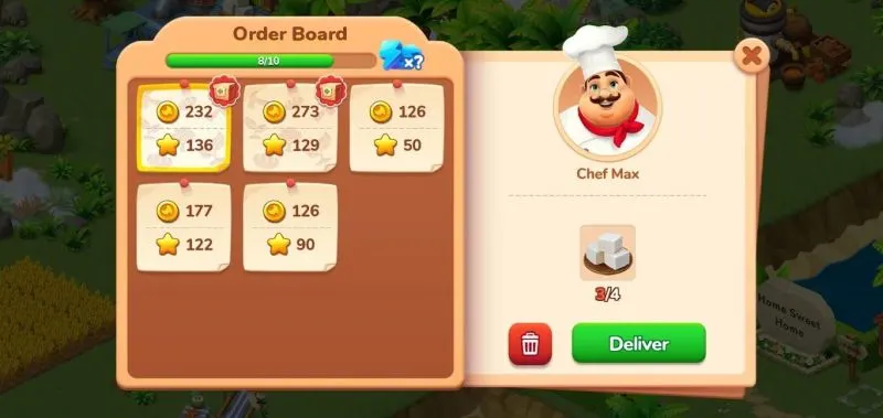 how to complete orders in dragonscapes adventure