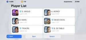 efootball pes 2021 players