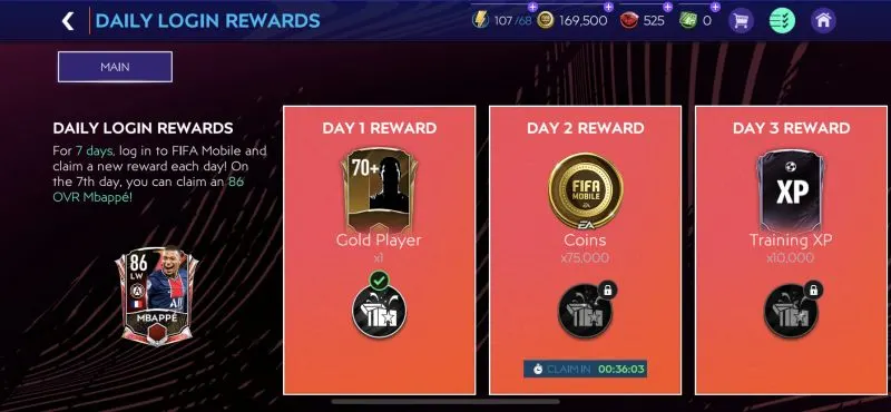 how to earn more rewarsd in fifa 21 mobile