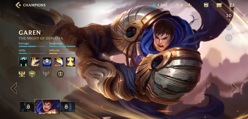 garen build league of legends wild rift