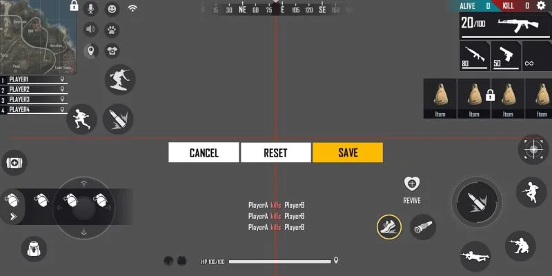 best control settings in garena free fire booyah day