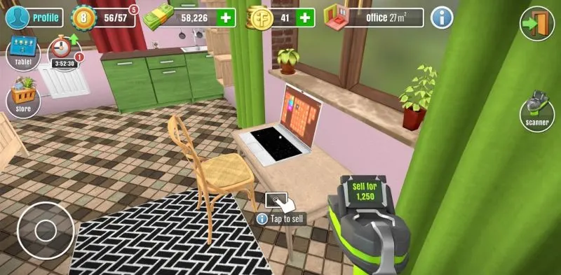 selling items in house flipper