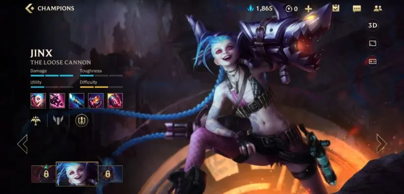 jinx build league of legends wild rift