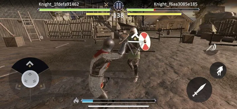 offensive moves in knights fight 2