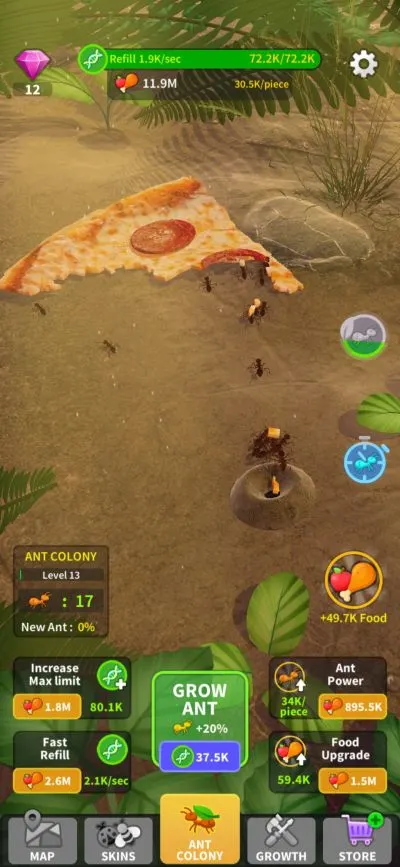 little ant colony tricks