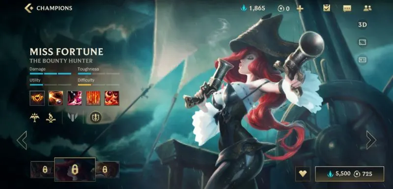 miss fortune build league of legends wild rift