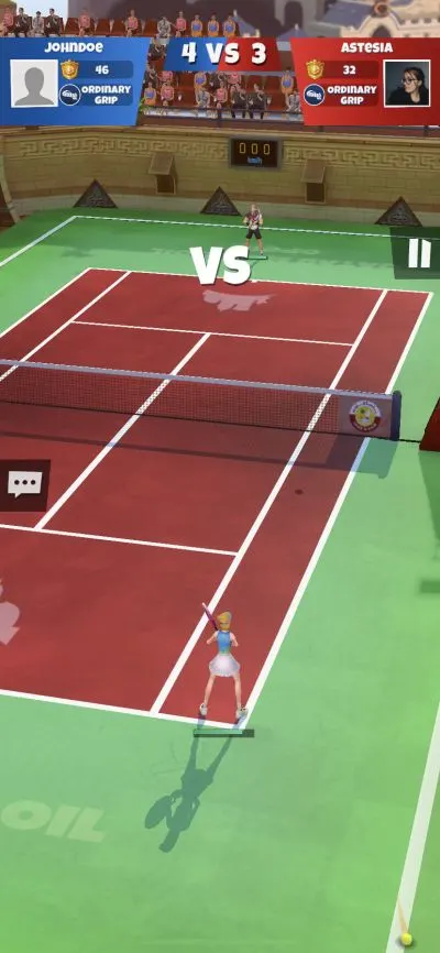 tennis go world tour 3d tips