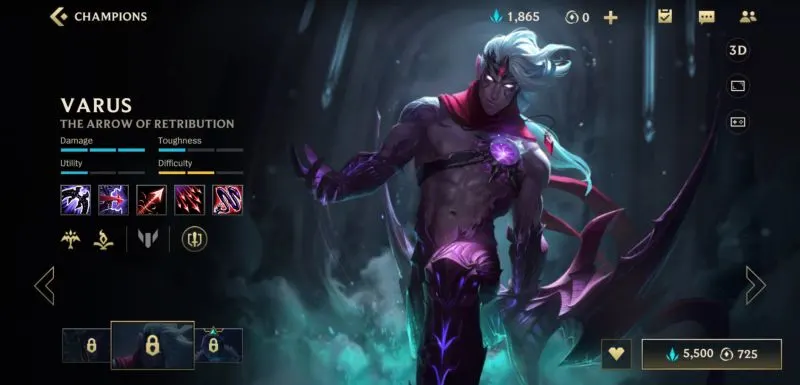 varus build league of legends wild rift