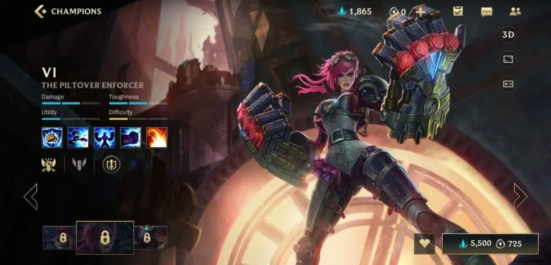 vi build league of legends wild rift