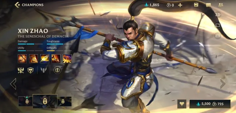 xin zhao build league of legends wild rift