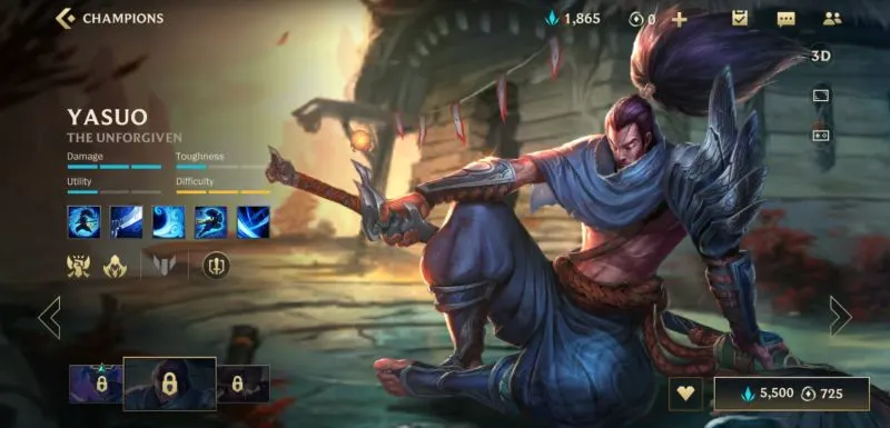 yasuo build league of legends wild rift