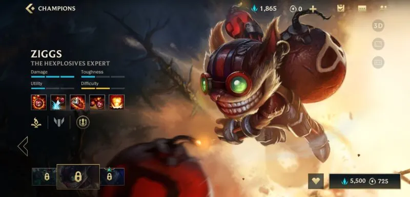 ziggs build league of legends wild rift