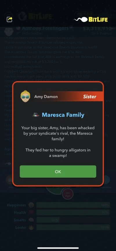 dealing with a rival syndicate in bitlife