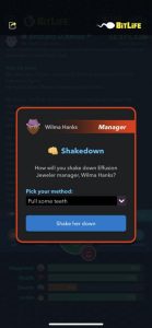 extorting a local business in bitlife