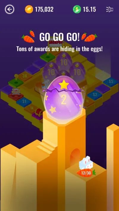 how to earn more rewards with the eggs in dice royale