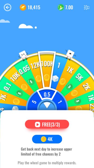 how to win big with the lucky wheel in dice royale