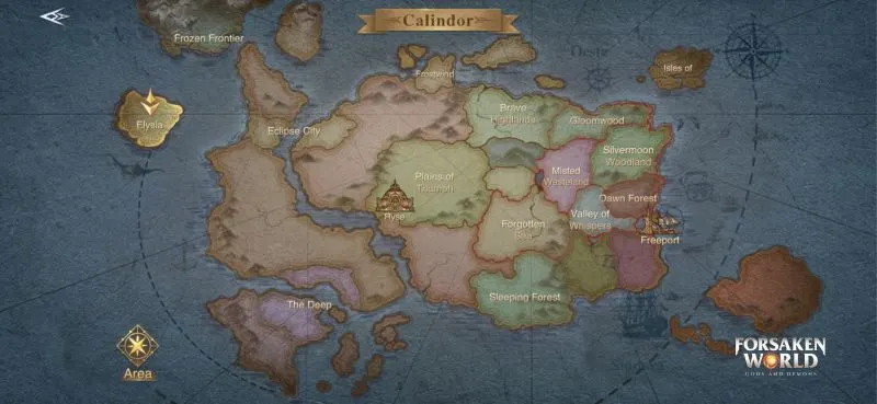 forsaken world gods and demons calindor