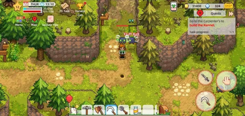 harvest town battle tips