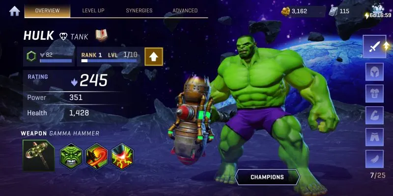 hulk marvel realm of champions