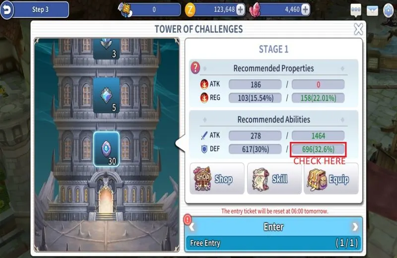 action ro2 spear of odin tower of challenges setup