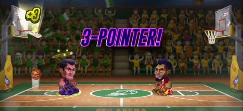 basketball arena 3-pointer