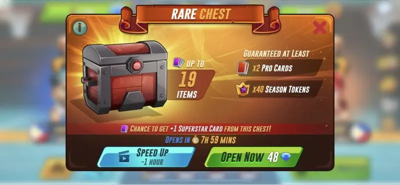 basketball arena prize chest