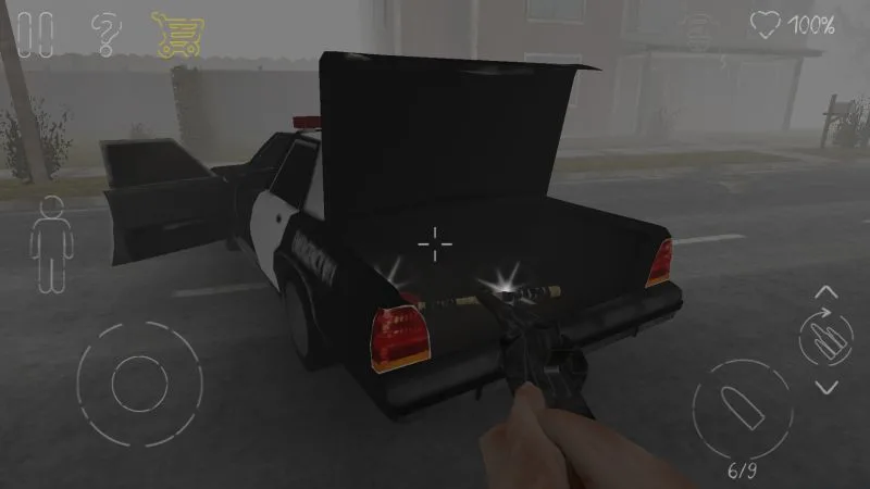 death park 2 cop car back