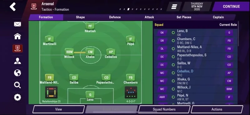 4-3-2-1 defensive formation football manager 2021 mobile