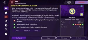 scouting report football manager 2021 mobile