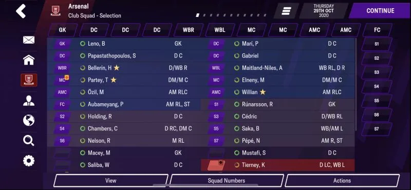 football manager 2021 mobile squad