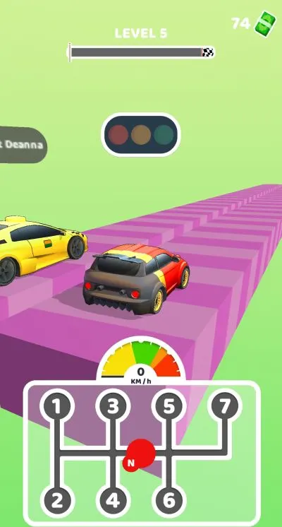 gear race 3d meter