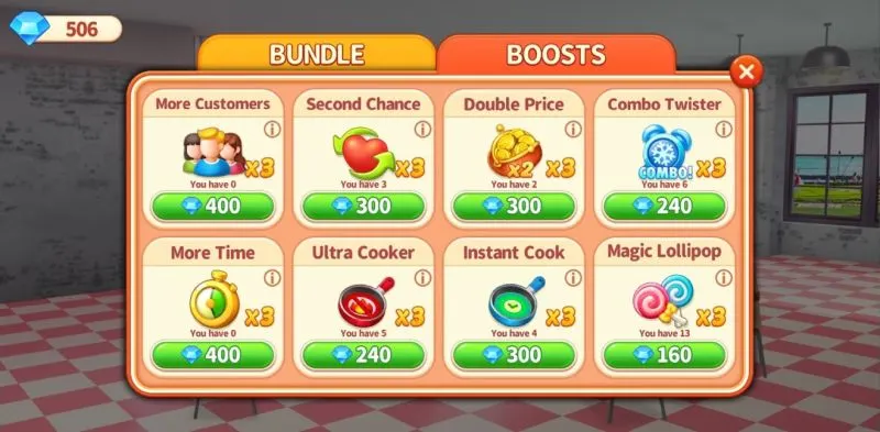 boosts my restaurant