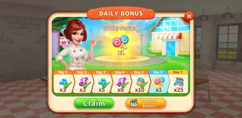daily bonus my restaurant
