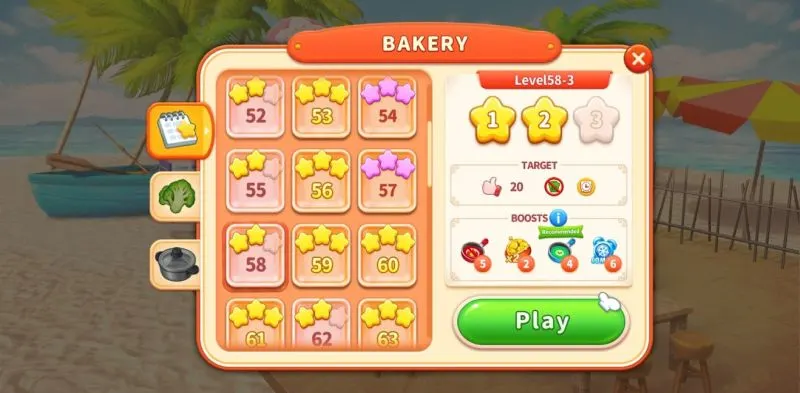 level objective my restaurant