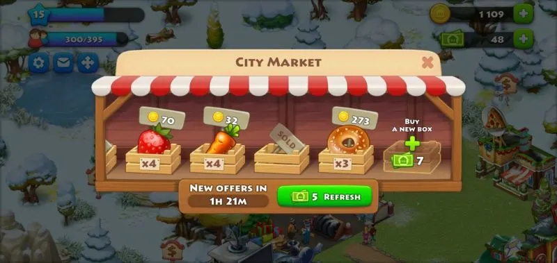 city market in township
