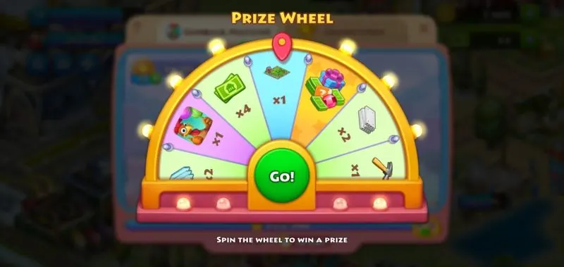spinning the prize wheel in township