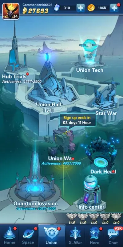 union x-hero idle avengers
