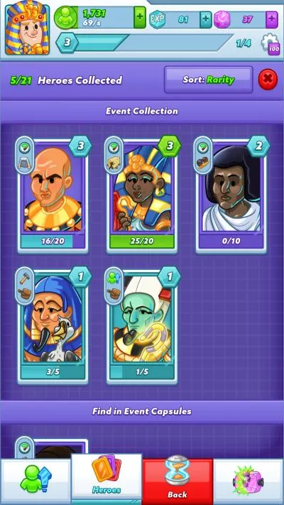 adventure ages event heroes