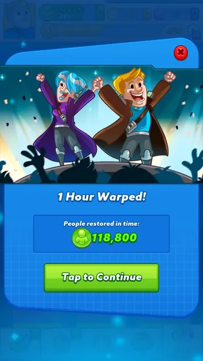 adventure ages time warp