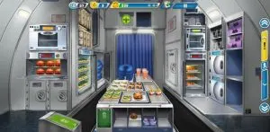 airplane chefs kitchen