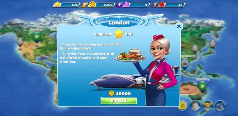 airplane chefs london flight